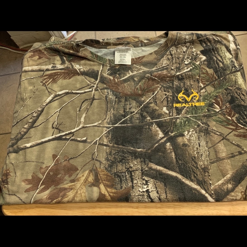 Real tree long sleeve shirt
